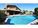 This inviting pool area is the perfect spot for outdoor relaxation and entertainment at 5879 E Marconi Ave, Scottsdale, AZ 85254