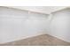 Bright walk-in closet with white walls, carpet and hanging rods at 734 W Winchester Dr, Chandler, AZ 85286