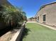 Well-maintained backyard offers turf, privacy, and room for outdoor living and entertaining at 10743 W Bronco Trl, Peoria, AZ 85383