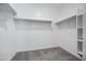 Spacious walk-in closet with carpet and ample shelving for storage and organization at 10743 W Bronco Trl, Peoria, AZ 85383