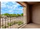 View of the neighborhood and blue skies from the balcony at 14250 W Wigwam Blvd # 722, Litchfield Park, AZ 85340