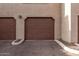 Close up view of the panel garage doors at 14250 W Wigwam Blvd # 722, Litchfield Park, AZ 85340