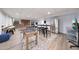 Expansive finished basement with game room area includes foosball and pool table at 1444 E Myrna Ln, Tempe, AZ 85284