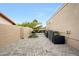Spacious patio with stone pavers, landscaping, and ample space for outdoor dining and relaxation at 1444 E Myrna Ln, Tempe, AZ 85284