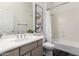 Bathroom featuring vanity sink, mirror, bathtub and showerhead at 14841 S 6Th Pl, Phoenix, AZ 85048