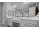 Stylish bathroom with double sinks and vanity at 1915 N Bernard Cir, Mesa, AZ 85207