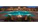 Resort-style community pool featuring a fountain, luxurious seating, and a relaxing atmosphere at 1915 N Bernard Cir, Mesa, AZ 85207