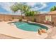 The home has a private backyard pool, spa, fire pit and basketball hoop at 20809 N 1St Ave, Phoenix, AZ 85027