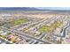 Expansive aerial view of a well-planned community with desert landscape and mountain backdrop at 22282 N 184Th Ln, Surprise, AZ 85387