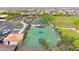 A vibrant community basketball court offers space for sports, set among lush trees and greenery at 22282 N 184Th Ln, Surprise, AZ 85387
