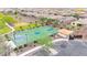 Aerial view of the community basketball court, showcasing a space for sports and recreation at 22282 N 184Th Ln, Surprise, AZ 85387