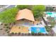 A large playground with a swing set and splash pad, provides children with hours of entertainment at 22282 N 184Th Ln, Surprise, AZ 85387
