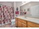 Bathroom features a single sink vanity, tile floors, and a shower/tub at 2662 S Springwood Blvd # 462, Mesa, AZ 85209