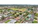 Residential neighborhood showcasing mature trees, manicured lawns, and pools with a city skyline backdrop under partly cloudy skies at 3046 E Glenrosa Ave, Phoenix, AZ 85016