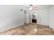 Bright bedroom with travertine floors and two closets at 4808 N 24Th St # 231, Phoenix, AZ 85016