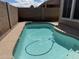 Private backyard pool featuring clear blue water and a pool-cleaning system at 4944 E Villa Theresa Dr, Scottsdale, AZ 85254