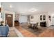 Bright living area with hardwood floors and dining space; perfect for entertaining at 5210 W Ironwood Dr, Glendale, AZ 85302