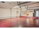 Clean and spacious four-car garage featuring built-in shelves and storage space at 6524 E Rockaway Hills Dr, Cave Creek, AZ 85331