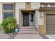 Close up of front door and the home's address of 7624 at 7624 E Plata Ave, Mesa, AZ 85212