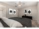 Spacious bedroom featuring a cozy bed and stylish décor accents at 10307 E Tiburon Ave, Mesa, AZ 85212