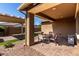 Covered patio with outdoor seating, perfect for entertaining or relaxing at 10307 E Tiburon Ave, Mesa, AZ 85212
