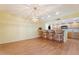 Charming dining area adjacent to the kitchen with a decorative chandelier at 10619 N 38Th Ave, Phoenix, AZ 85029