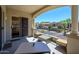 Charming balcony with comfortable outdoor seating and views of the community at 11000 N 77Th Pl # 2042, Scottsdale, AZ 85260