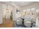Charming dining area with round table, seating for six, and bright windows at 11000 N 77Th Pl # 2042, Scottsdale, AZ 85260
