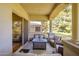 Inviting patio with plenty of seating to enjoy outdoor living at 11000 N 77Th Pl # 2042, Scottsdale, AZ 85260