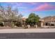Charming home exterior showcasing desert landscaping, manicured yard, and stylish architectural details at 15135 E Sundown Dr, Fountain Hills, AZ 85268
