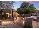 Inviting desert landscape with stylish walkway and courtyard lighting at 15135 E Sundown Dr, Fountain Hills, AZ 85268