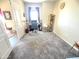 This bedroom space features great light, desk area, and plush carpeting at 17132 E Hillcrest Dr, Fountain Hills, AZ 85268