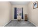 This bedroom has neutral paint, carpet floors, and a closet for storage space at 17132 E Hillcrest Dr, Fountain Hills, AZ 85268