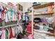 Custom closet shelving with clothing racks and storage solutions for optimal organization and storage at 18422 W Clinton St, Surprise, AZ 85388