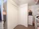 Walk-in closet with double doors, shelving, and storage space at 3104 E Broadway Rd # 212, Mesa, AZ 85204