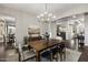 Formal dining room with chandelier and elegant decor at 31703 N 15Th Dr, Phoenix, AZ 85085