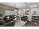 Comfortable living room with neutral tones and plenty of seating at 31703 N 15Th Dr, Phoenix, AZ 85085