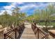 Community park walking bridge with a desert landscaped backdrop at 31703 N 15Th Dr, Phoenix, AZ 85085