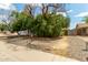 Landscaped front yard featuring mature landscaping and stone ground cover at 5923 W Mauna Loa Ln, Glendale, AZ 85306