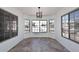 Bright dining area with large windows providing ample natural light and scenic views at 6603 W Saddlehorn Rd, Phoenix, AZ 85083