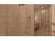 Modern bathroom showcasing a glass-enclosed shower and stylish fixtures at 6649 E Ocotillo Rd, Paradise Valley, AZ 85253