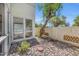 Charming courtyard featuring a unique rock garden, decorative wall accents, and a private outdoor area at 703 E Corte Oro --, Phoenix, AZ 85020
