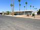 Inviting single-story home with a covered porch and well-maintained surroundings, perfect for relaxation at 7300 N 51St Ave # G102, Glendale, AZ 85301