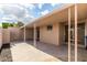 A cozy covered patio perfect for outdoor entertaining at 849 N Revere -- # E, Mesa, AZ 85201
