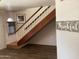 View of a cozy staircase with wood floors and a comfortable seating area at 860 N Mcqueen Rd # 1058, Chandler, AZ 85225