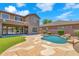 Inviting backyard with refreshing pool and lush landscaping at 1526 E Glacier Pl, Chandler, AZ 85249