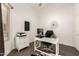 Bright office space with white desk, natural light, and modern decor at 16023 S 30Th Pl, Phoenix, AZ 85048