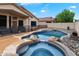 Enjoy a refreshing pool and spa combo with scenic backyard views at 20440 N 39Th Dr, Glendale, AZ 85308