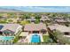 This home features a sparkling pool, covered patio, and landscaped backyard for ultimate outdoor enjoyment at 20585 W Garden St, Buckeye, AZ 85396