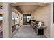 Covered patio features a built-in BBQ, providing the perfect outdoor cooking space at 2328 W Calle Marita --, Phoenix, AZ 85085